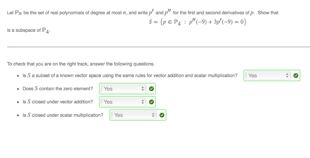 Solved Let ℙn Be The Set Of Real Polynomials Of Degree At