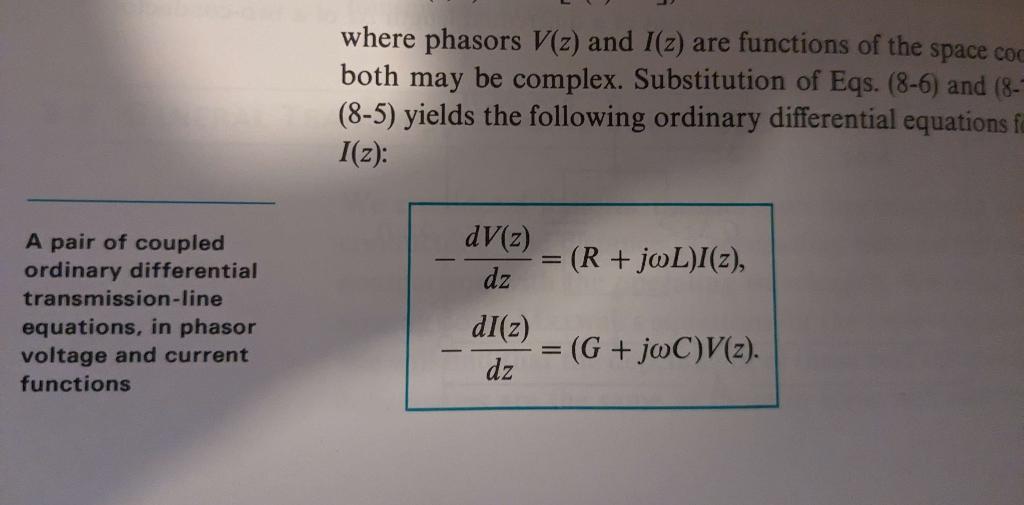 Solved Using the general timeharmonic