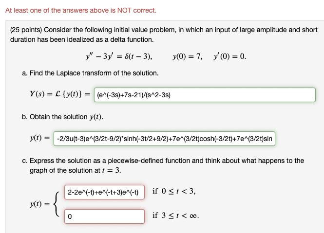 Solved Consider the following initial value problem, in | Chegg.com