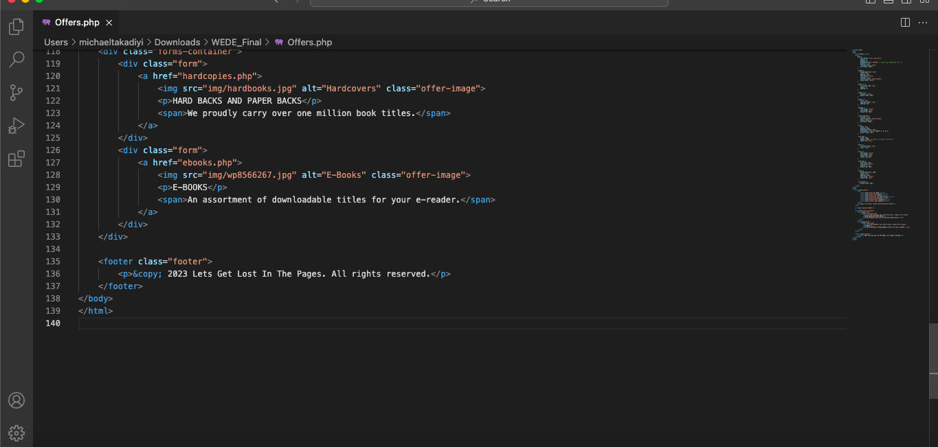 This is my code for a website for online book store | Chegg.com