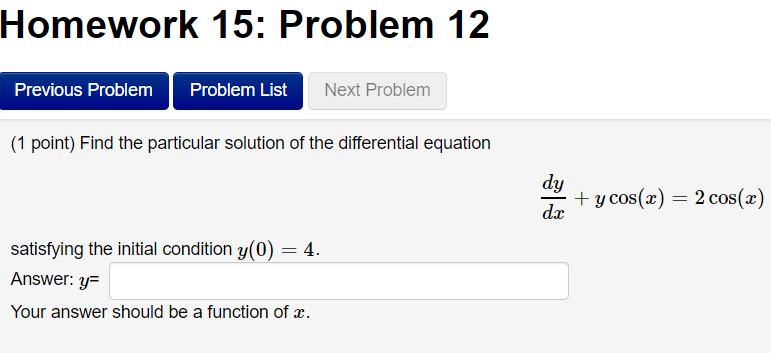 Solved Homework 15: Problem 12 Previous Problem Problem List | Chegg.com