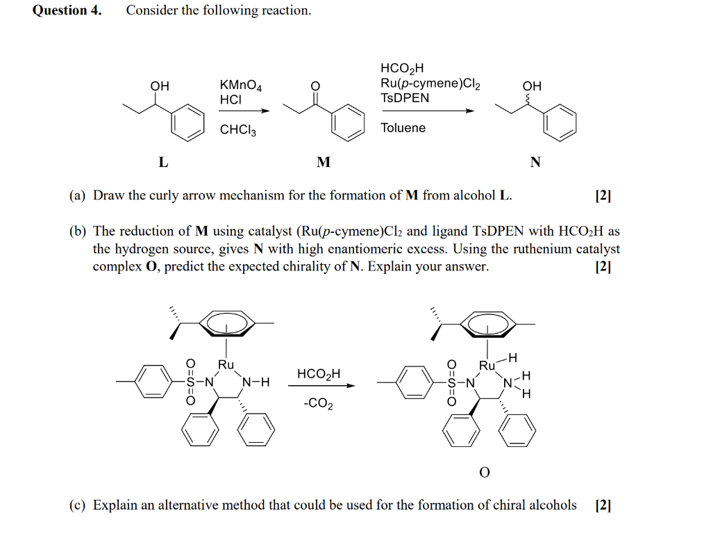 Solved Question 4. Consider the following reaction. KMnO4 | Chegg.com