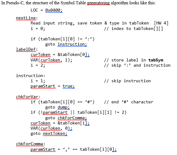 Solved In a Symbol Table, each gccurance of the variable | Chegg.com
