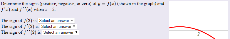 Solved Determine the signs (positive, negative, or zero) of | Chegg.com