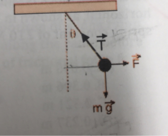 Solved A Pendulum Bob Of M Kg Is Held At An Angle Chegg Com