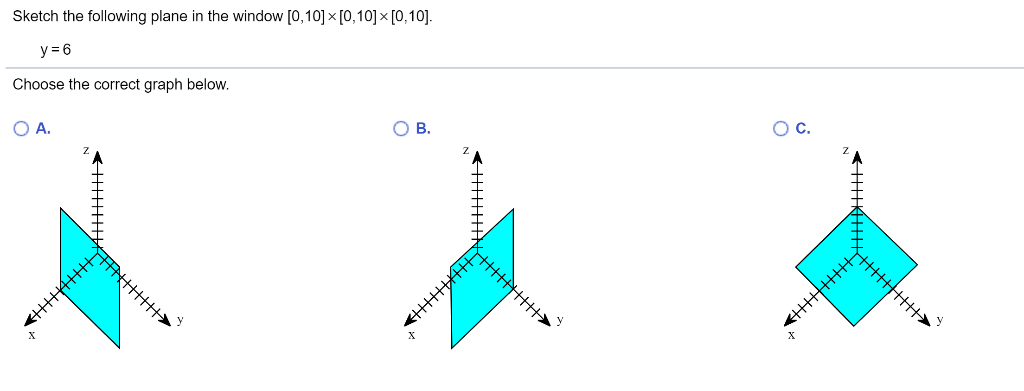 Solved Sketch the following plane in the window [0,10] x | Chegg.com