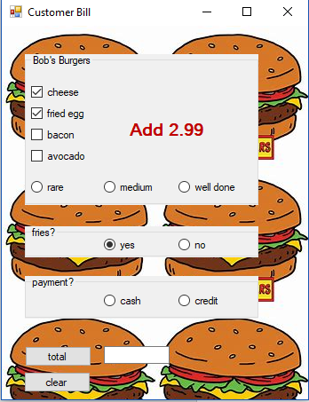 Solved Create a C#.NET (using visual studio 2017) program | Chegg.com