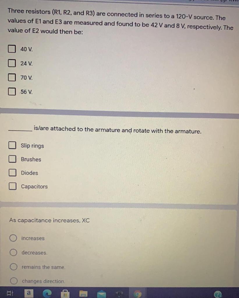 Solved Three resistors (R1, R2, and R3) are connected in | Chegg.com