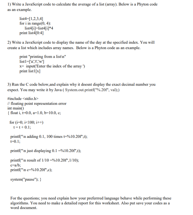 Average Formula In Javascript