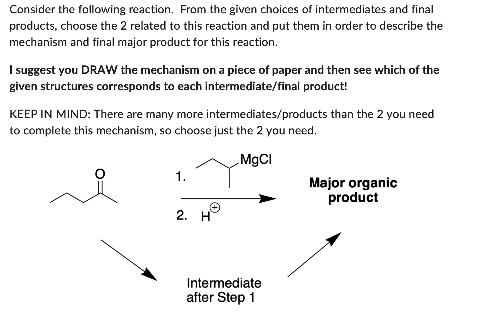 Solved Consider the following reaction. From the given | Chegg.com