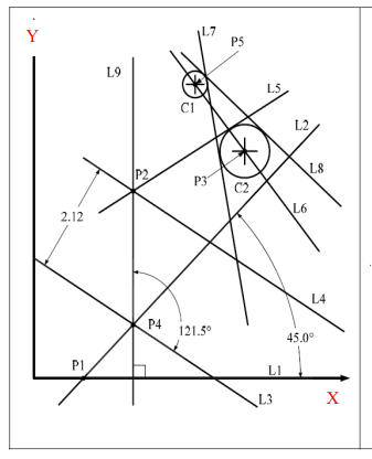 Solved 1. (24 pts) Define all the lines in Figure 1. Assume | Chegg.com
