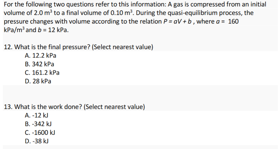 Solved For the following two questions refer to this | Chegg.com