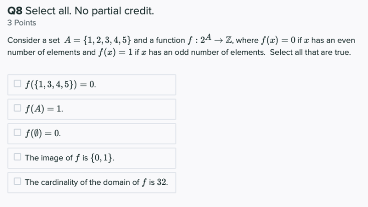 Solved Q8 Select All No Partial Credit 3 Points Conside Chegg Com