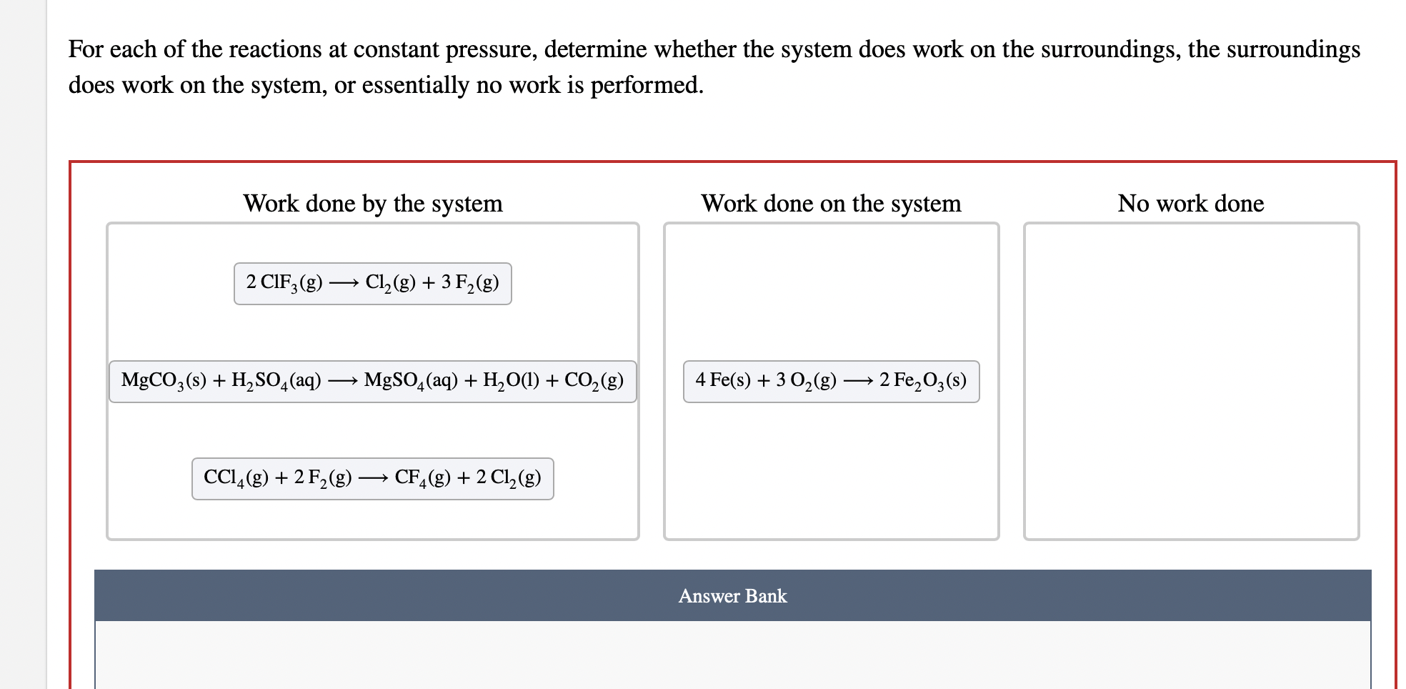 solved-for-each-of-the-reactions-at-constant-pressure-chegg