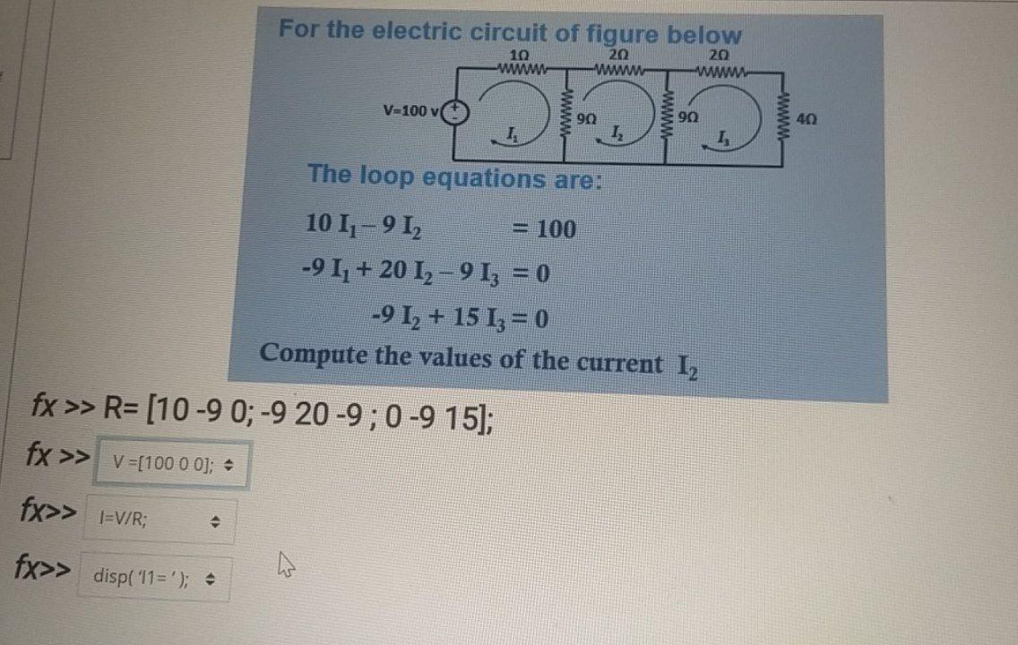 Solved For the electric circuit of figure below 10 wwww 202 | Chegg.com