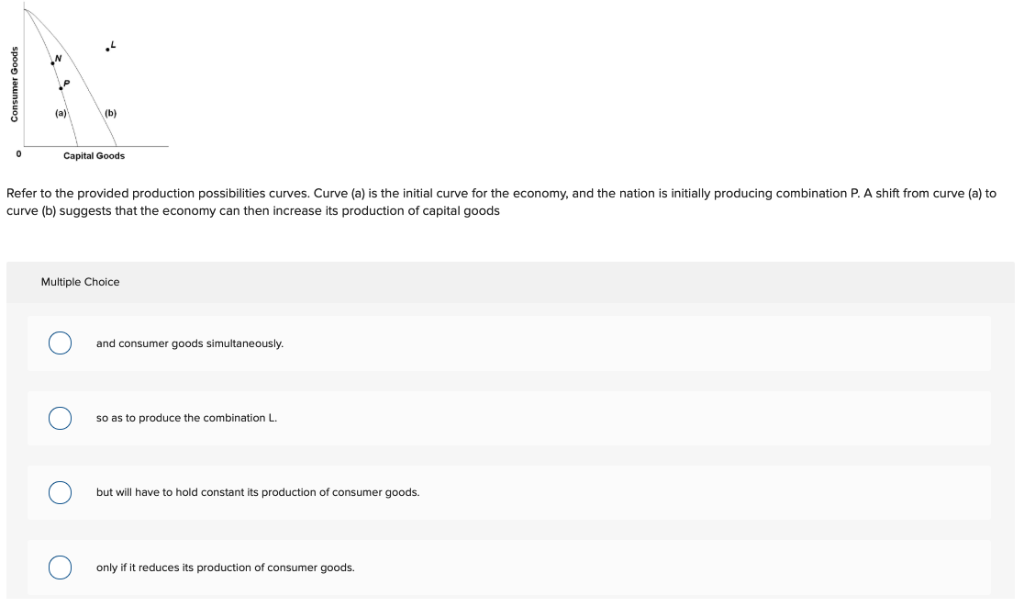 Solved Capital Goods Refer to the provided production | Chegg.com