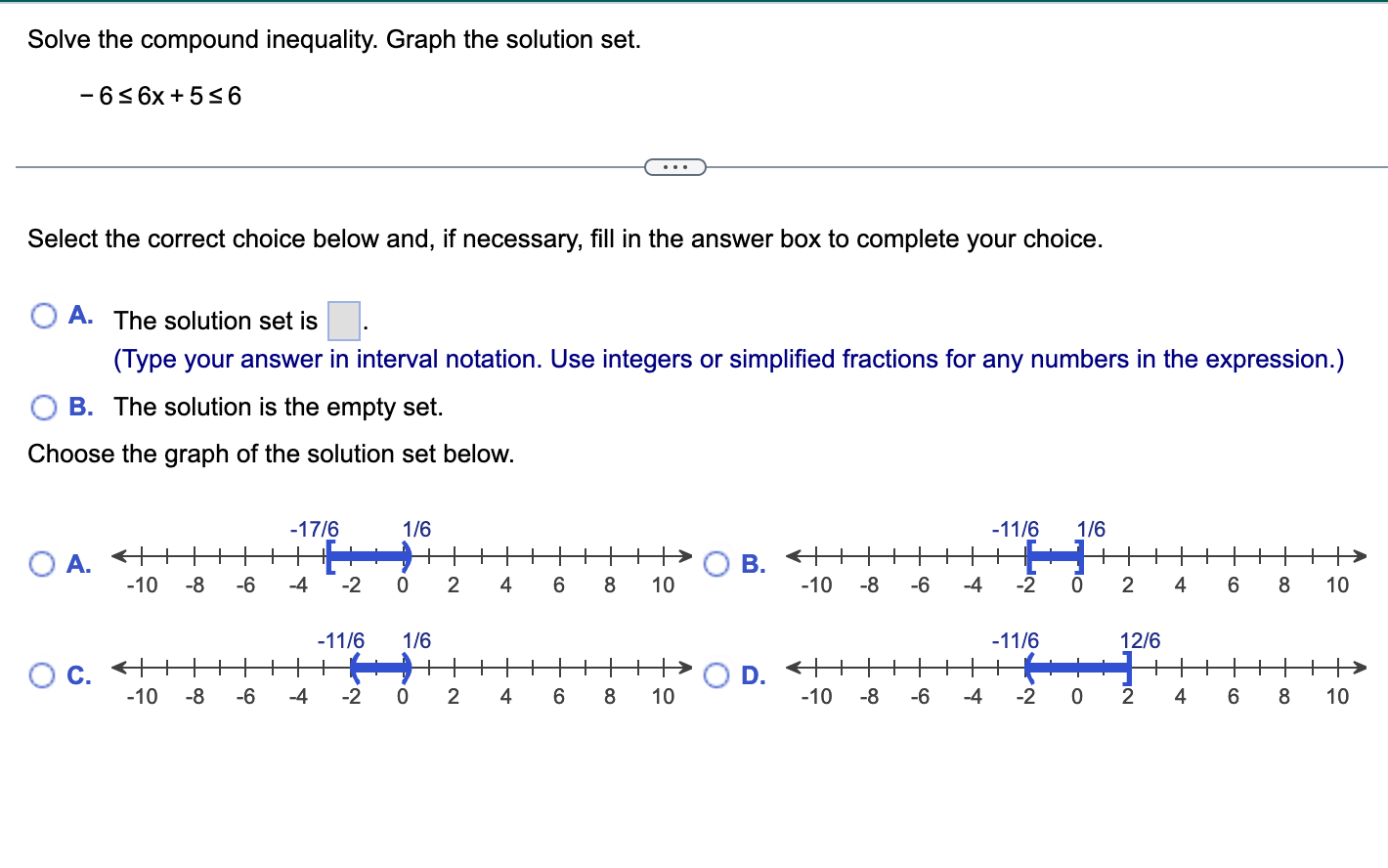 Solved Solve The Compound Inequality. Graph The Solution | Chegg.com