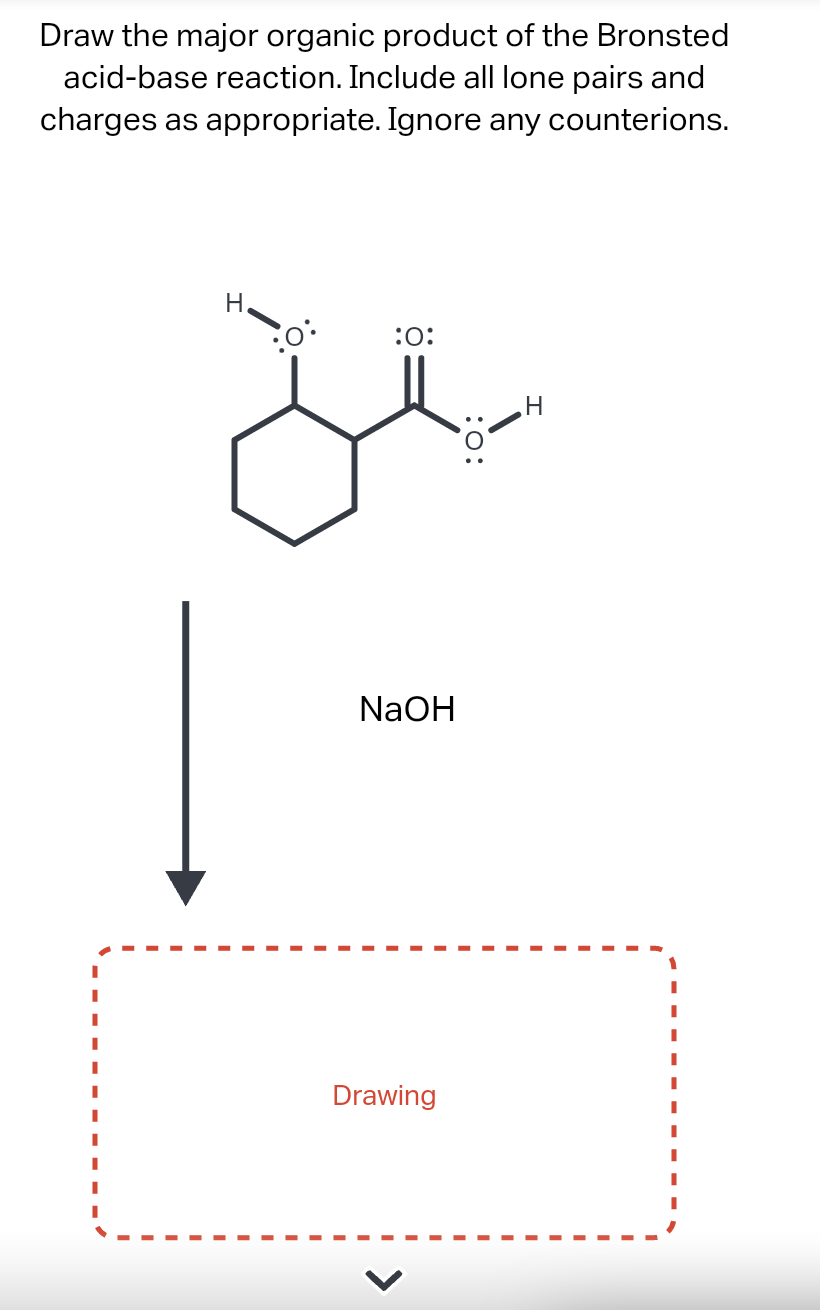 Solved Draw the major organic product of the Bronsted