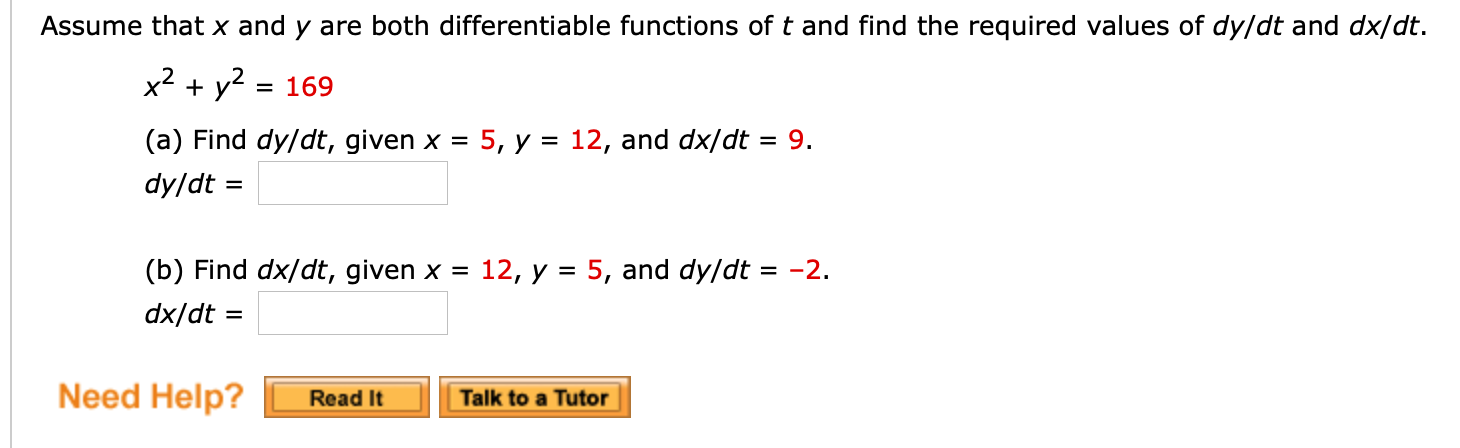 how-to-find-dy-dt