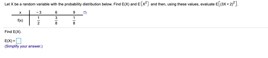 Solved Let X be a random variable with the probability | Chegg.com
