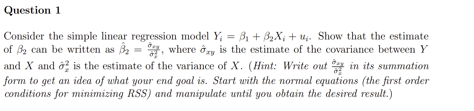 Solved Consider The Simple Linear Regression Model | Chegg.com