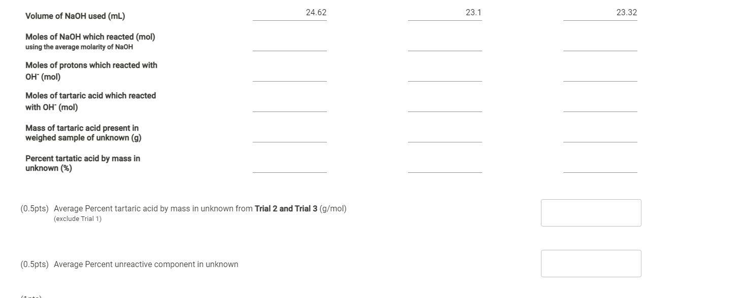 Solved: Number Of Reactive Protons Per Molecule Of Oxalic | Chegg.com