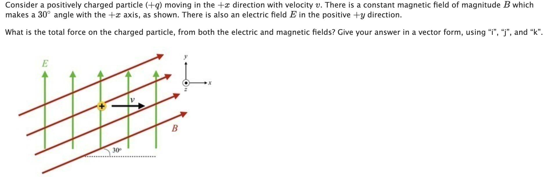Solved Consider a positively charged particle (+q) moving in | Chegg.com