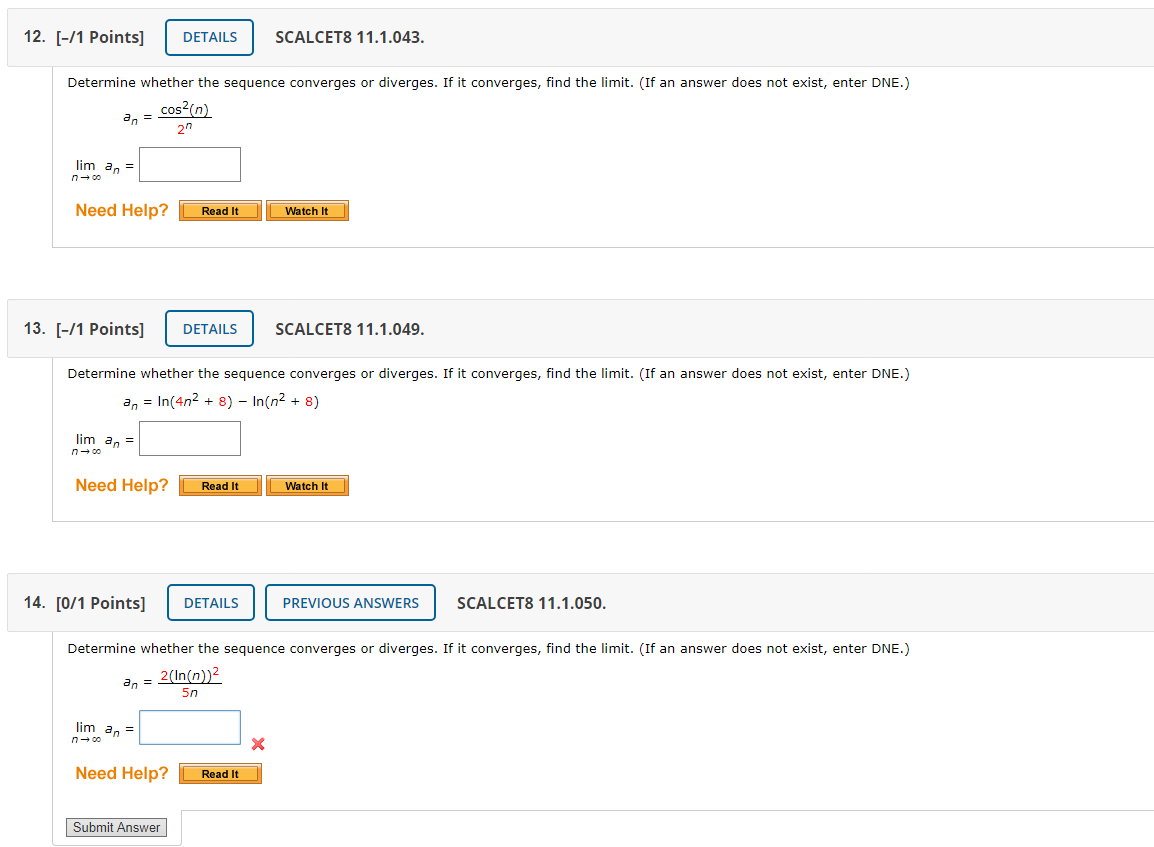 Solved If you can answer all three questions that would be | Chegg.com