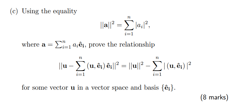 C Using The Equality N Al Lail I 1 Where A Chegg Com