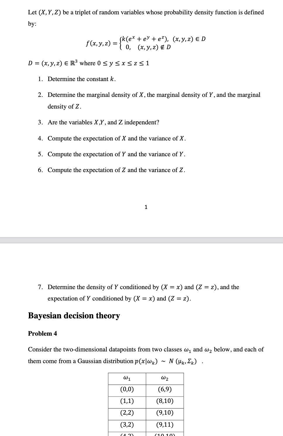 Solved Let 𝑋𝑌𝑍 Be A Triplet Of Random Variables Whose 3989