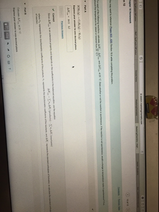 Solved For each the following reaction, calculate Delta H,