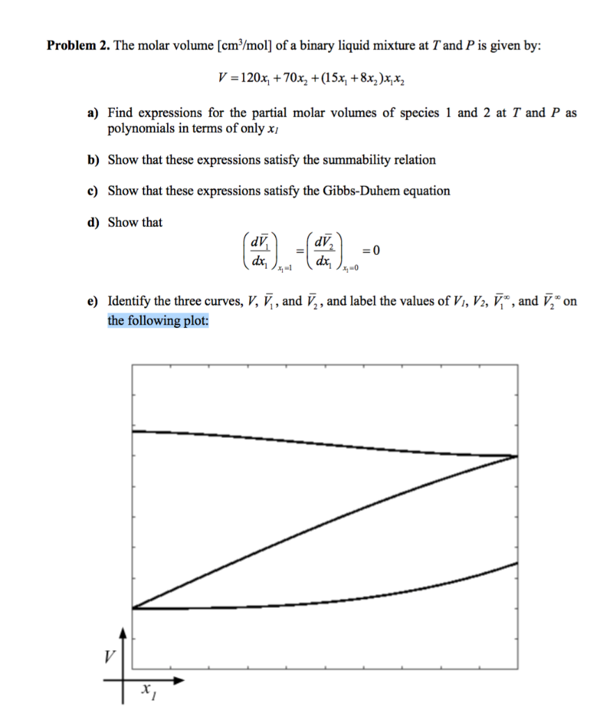 solved-problem-2-the-molar-volume-cm3-mol-of-a-binary-chegg