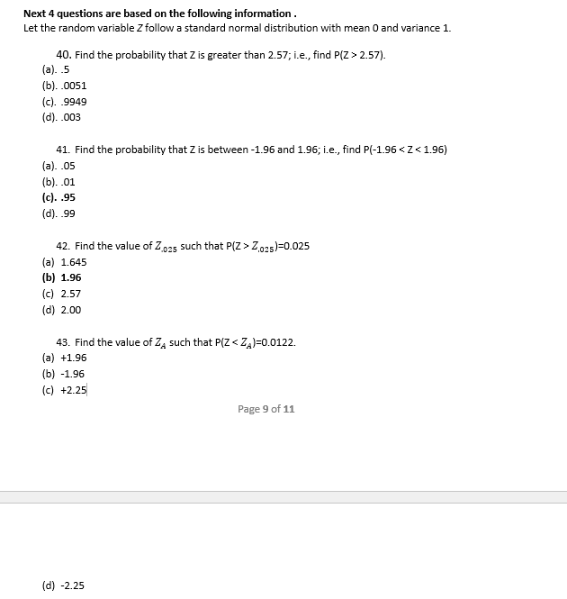 Solved Next 4 Questions Are Based On The Following | Chegg.com