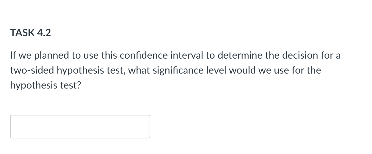 Part 4: Confidence intervals and hypothesis tests A | Chegg.com