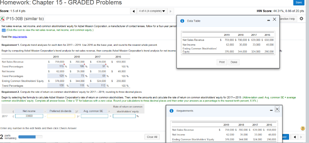 Solved Homework: Chapter 15 - GRADED Problems Save Score: | Chegg.com