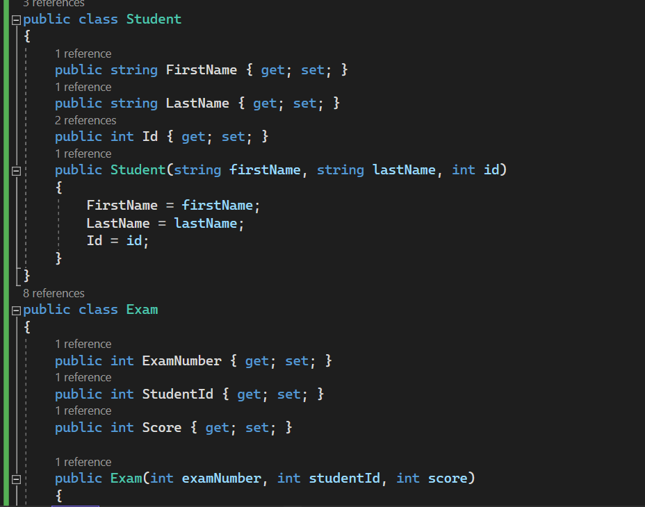 Solved USE ON VISUAL STUDIO CAN REVIEW AND FIX MY CODE | Chegg.com