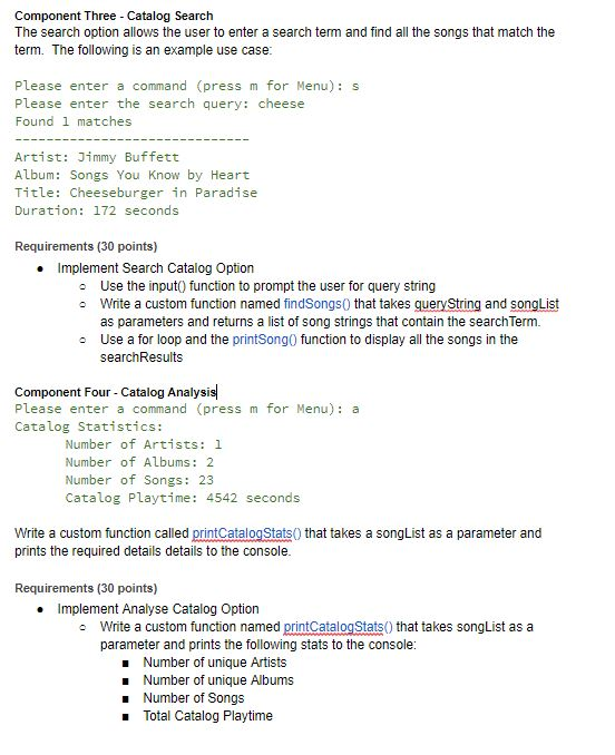 Solved Python Project Help. Here's the project I've been | Chegg.com
