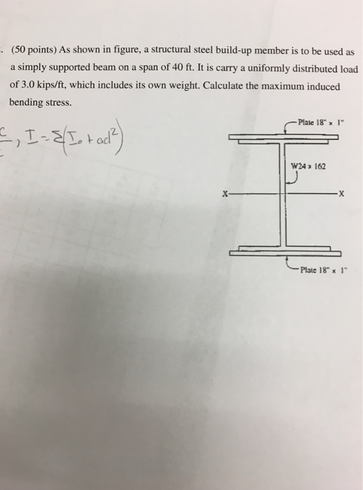 Solved As Shown In Figure, A Structural Steel Build-up | Chegg.com