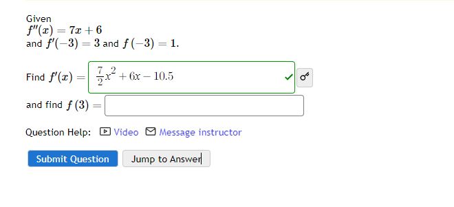 Solved I keep getting this one wrong for f(3) ﻿If someone | Chegg.com