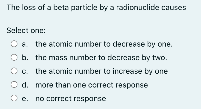 Solved For the following nuclear reaction, select the | Chegg.com