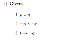 \( 2 \neg p \wedge \neg r \)