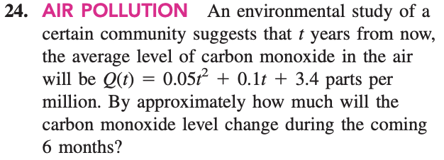 Solved 4. AIR POLLUTION An Environmental Study Of A Certain | Chegg.com