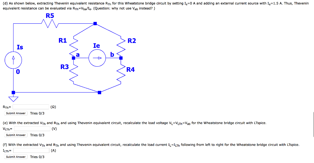 Solved Part B. Wheatstone Bridge Circuit With A Current | Chegg.com