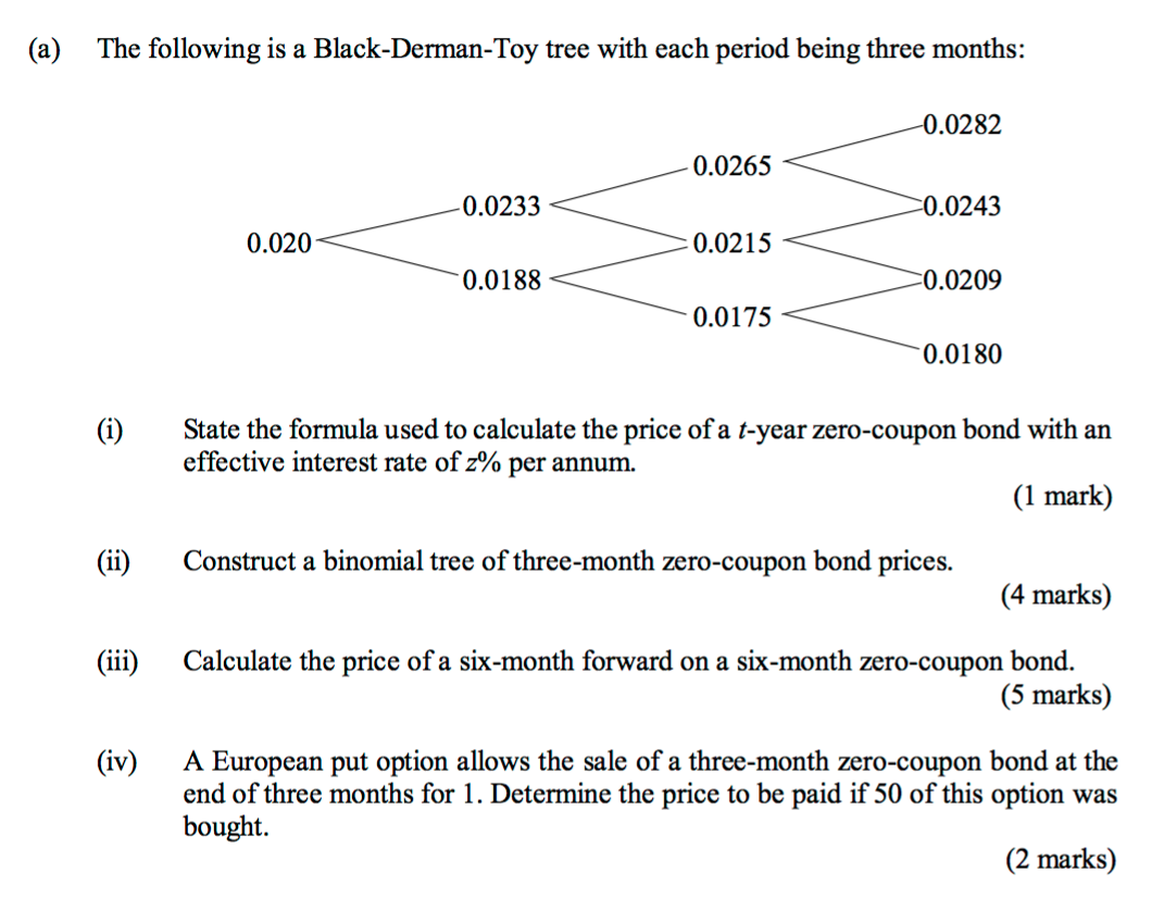 (a) The following is a BlackDermanToy tree with