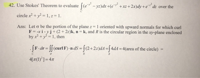 Solved Use Stokes Theorem To Evaluate Integral C E X 2