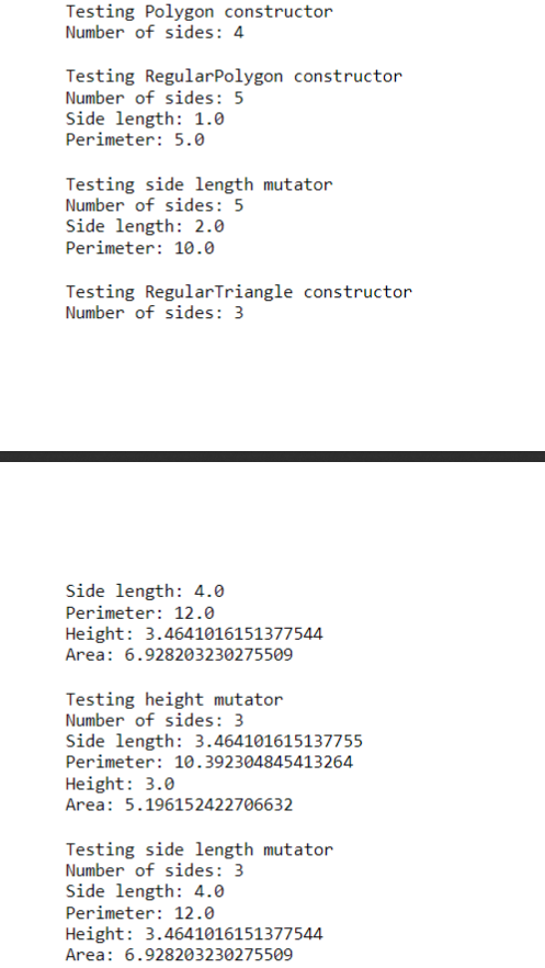 Solved 4. Create a Java class file for a Polygon class. 5. | Chegg.com