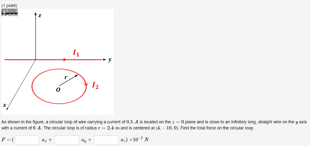 Solved As shown in the figure, a circular loop of wire | Chegg.com