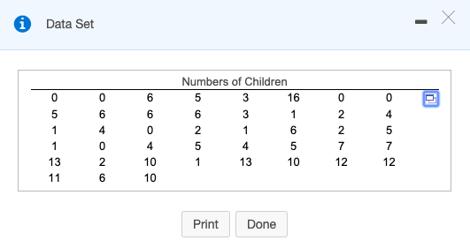 Solved The accompanying data set lists the numbers of | Chegg.com