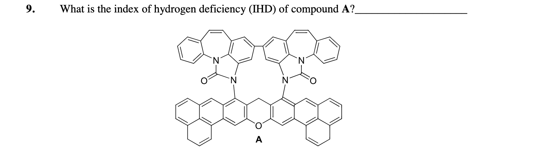 Solved What Is The Index Of Hydrogen Deficiency IHD Of Chegg Com   PhpS3c1Zz