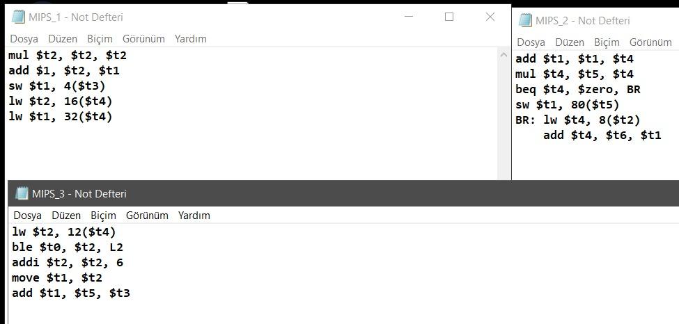 Solved MIPS_3 - Not Defteri Dosya Düzen Biçim Görünüm Yardım | Chegg.com